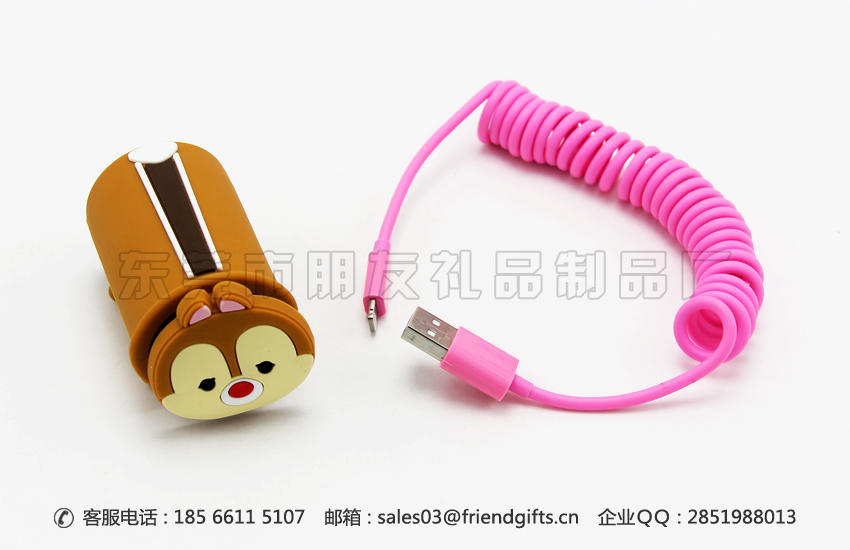 迪士尼授權(quán)定制疊疊樂卡通手機(jī)充電器硅膠保護(hù)套廠家